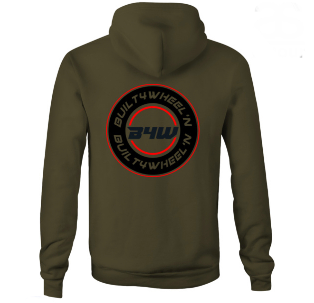Army Hoodie Round Logo