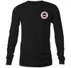 Black Long Sleeve Round Logos