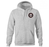 Grey Hoodie Round Logo