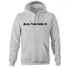 Grey Hoodie Text Logo