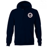 Navy Hoodie Round Logo