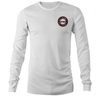White Long Sleeve Round Logos